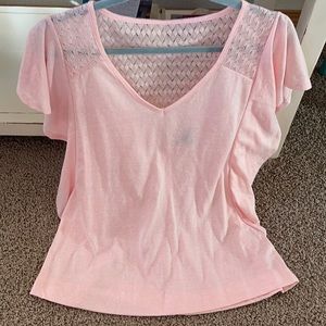 Light pink top. Size 14/16. Lane Bryant.